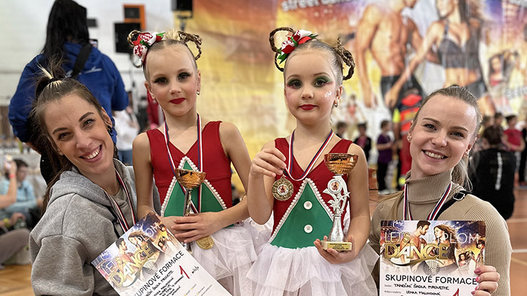 Taneční škola Pirouette zahájila soutěžní sezónu brilantním úspěchem