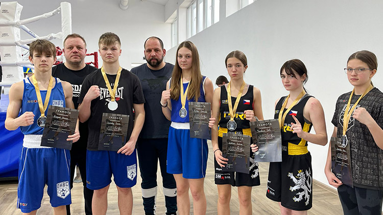 Boxerská výprava OHBC Prostějov absolvovala  velký turnaj na Ukrajině i NLB ČR v Kroměříži