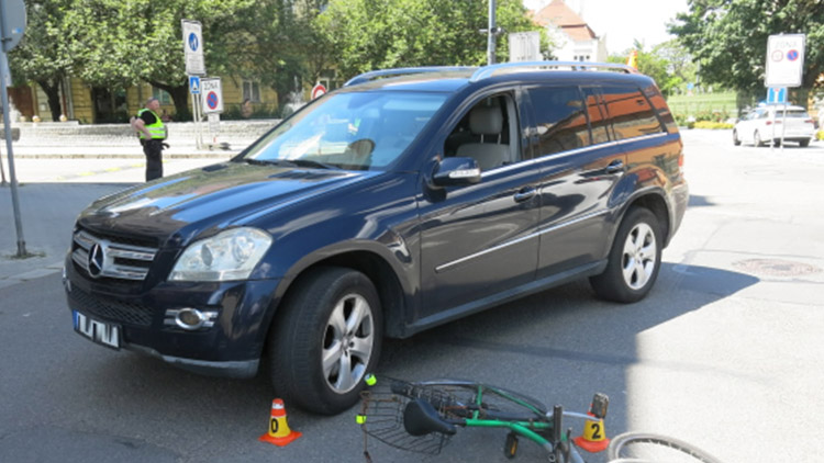 Nehoda v samém centru Prostějova