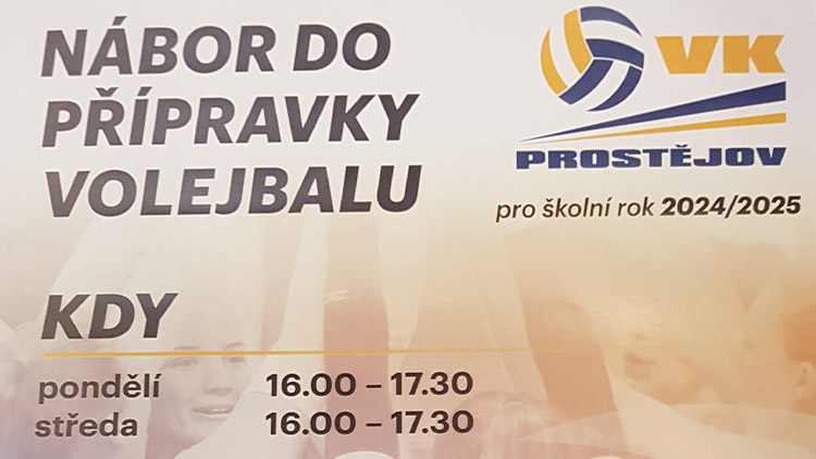 Nábor do volejbalové přípravky VK Prostějov!