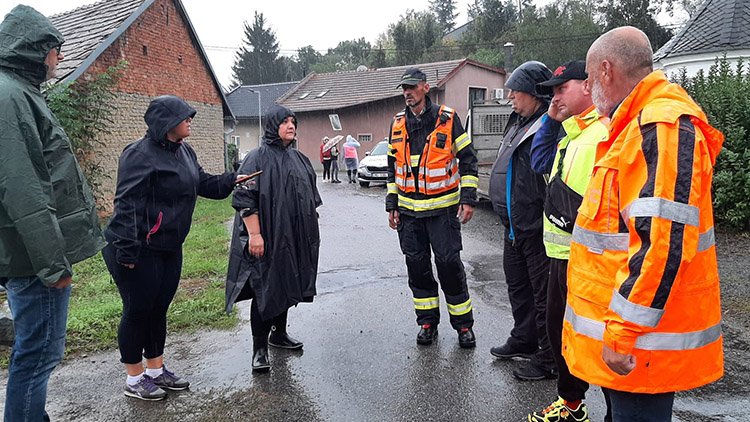 Hamerský rybník hrozil protržením hráze