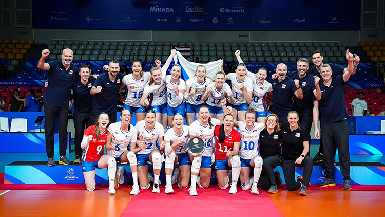Volejbalistky ČR ovládly Challenger Cup a postoupily do světové  Ligy národů!